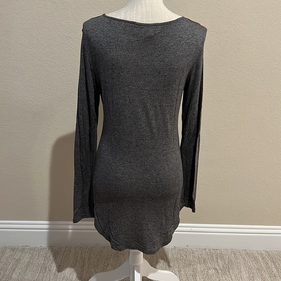 PHILOSOPHY WOMEN’S GRAY TOP LONG SLEEVE SIZE M - Picture 2 of 9